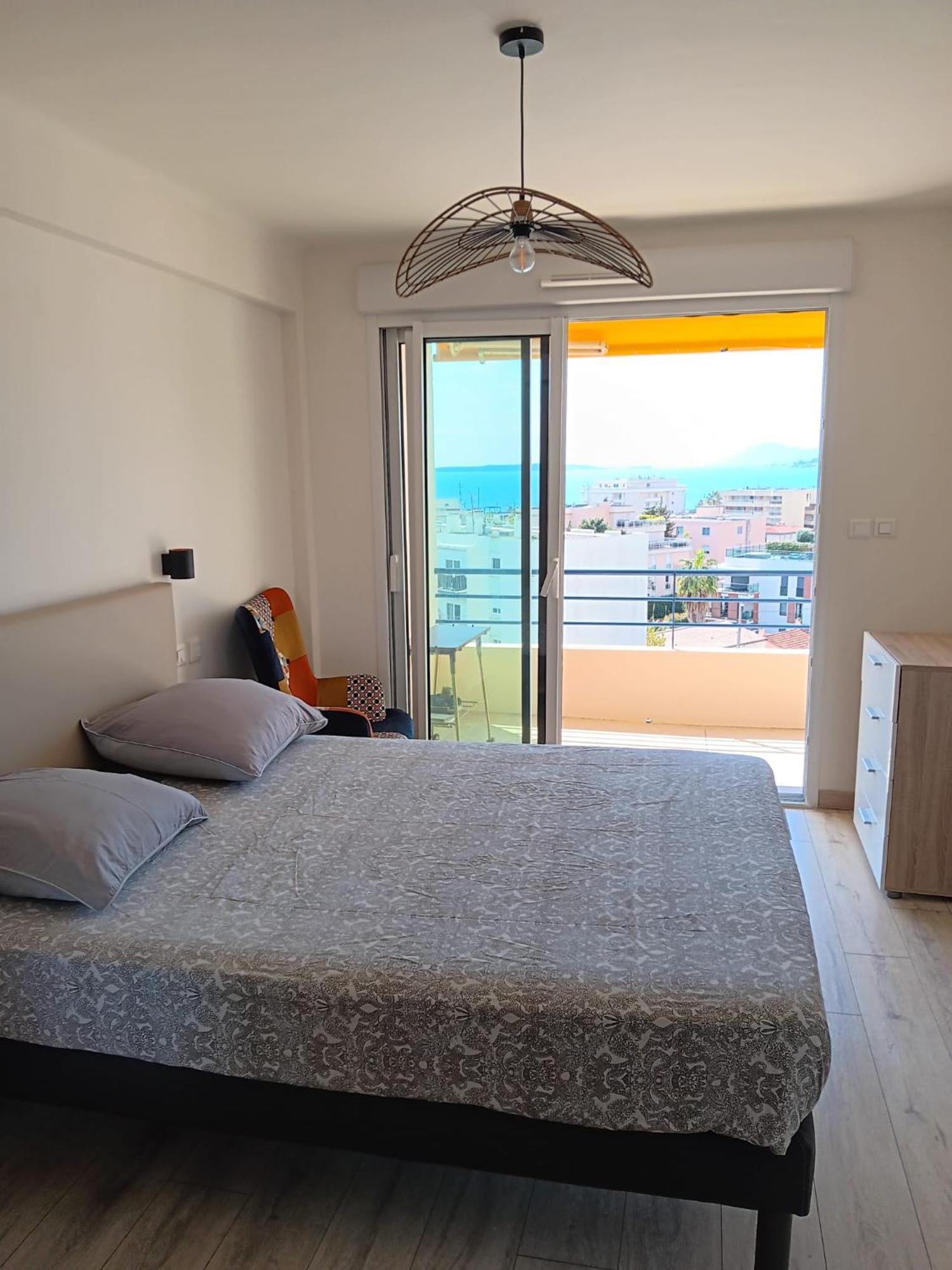 3 Pieces Vue Mer - Clim - 5 Min De La Plage A Pied Antibes Exterior foto